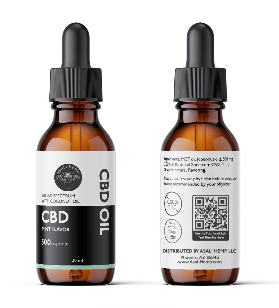 CBD Oil 500 mg – Asali Hemp