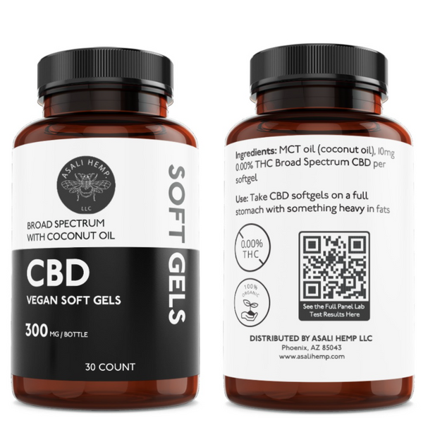 CBD  Vegan Soft gels